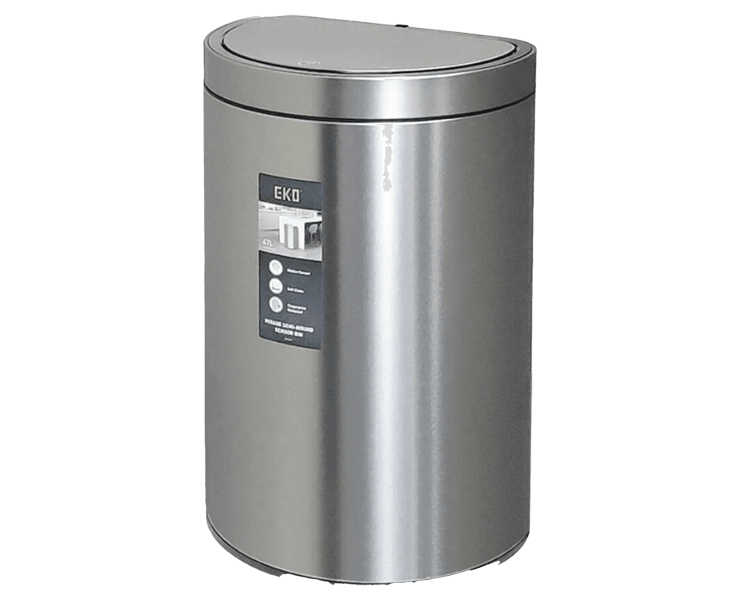 פח סנסור 47 ליטר MIRAGE SEMI-ROUND