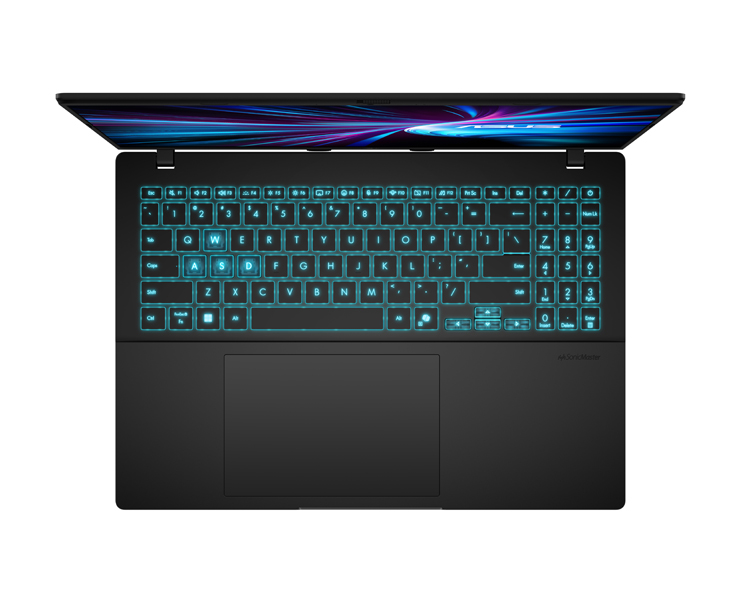 מחשב נייד גיימינג 16 Asus V16 V3607VJ-RP096W Core 7 240H 16gb+512gb RTX3050 שחור