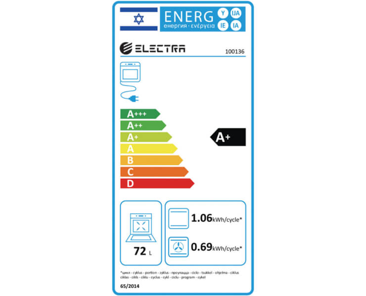 תנור בנוי Electra 100136 