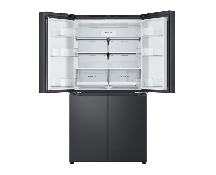 מקרר 4 דלתות כסוף בנפח 665 ליטר GR-728 L.G