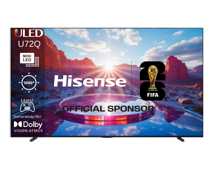 מסך Hisense Smart 4K Mini-LED 85U72Q 85