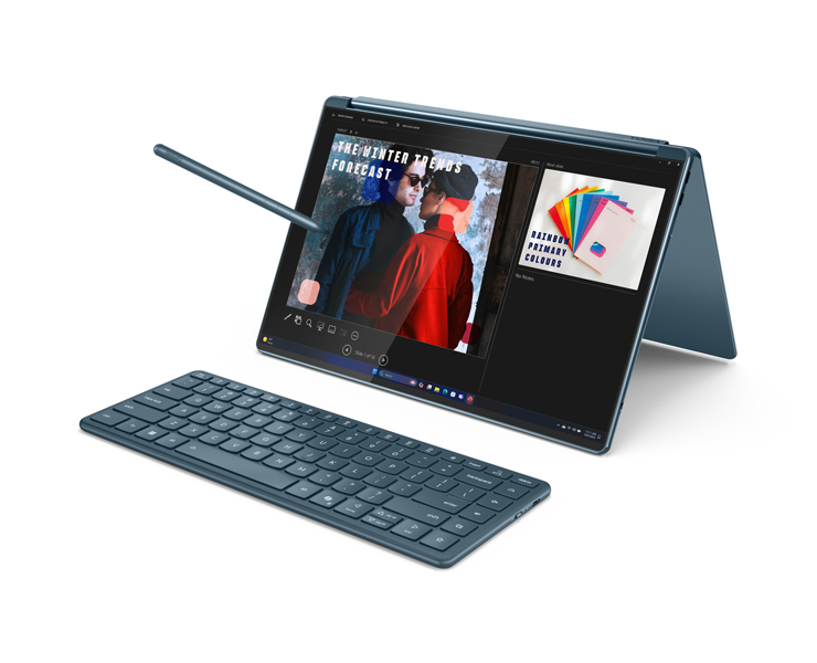 מחשב נייד עם שני מסכי מגע 14" Lenovo Yoga Book 9 14IAH10 83KJ003PIV