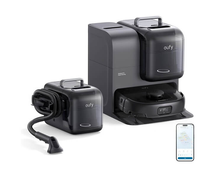 שואב אבק רובוטי שוטף + מנקה ספות Anker Eufy E28 Omni 