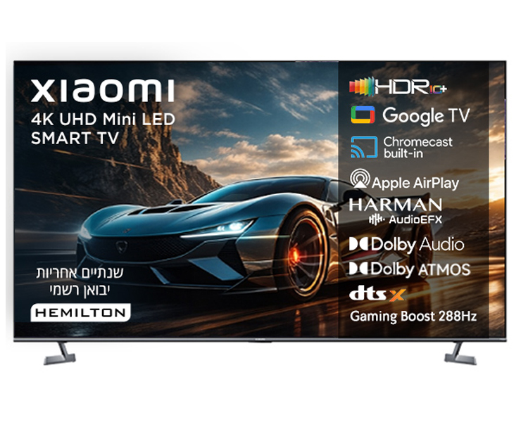 מסך 55 Xiaomi TV S Pro Mini LED 4K (2026) L55MB-APME