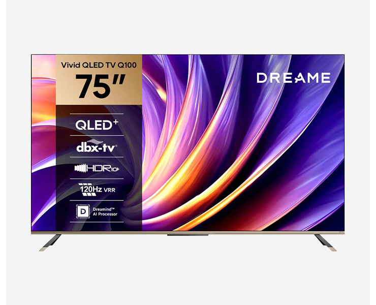 טלוויזיה חכמה 75" QLED 4K Dreame 75Q100