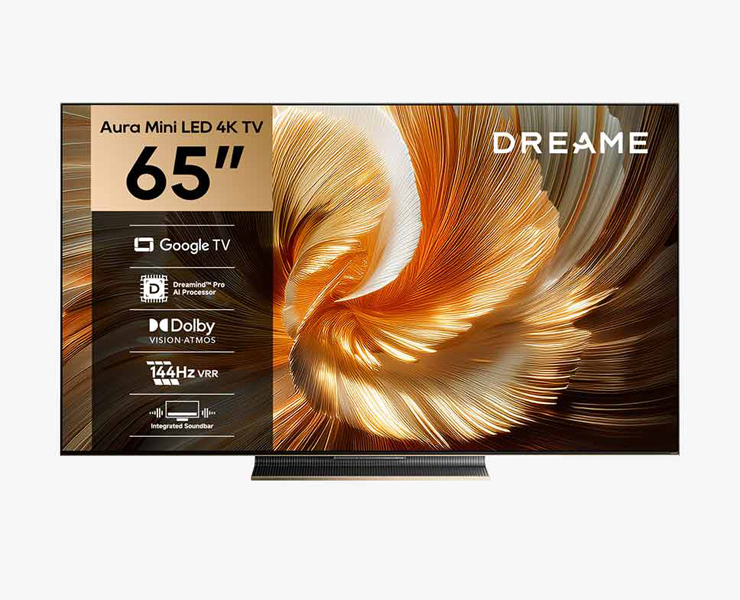 טלוויזיה חכמה 65" QLED Mini LED 4K Dreame 65S100
