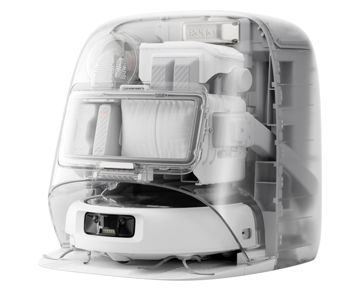 שואב אבק רובוטי שוטף DJI ROMO P