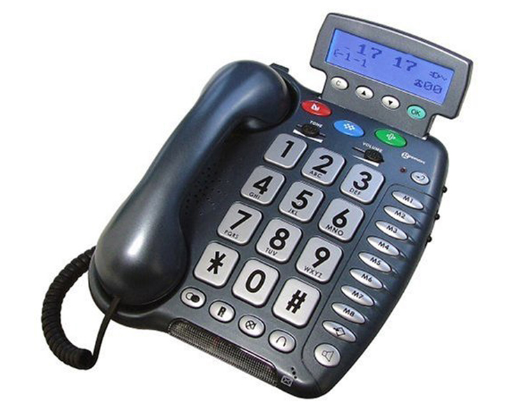 טלפון שולחני עם מגבר שמיעה Geemarc CL400