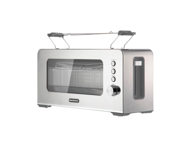 מצנם נירוסטה חלון שקוף Morphy Richards 222404 CrystalSteel