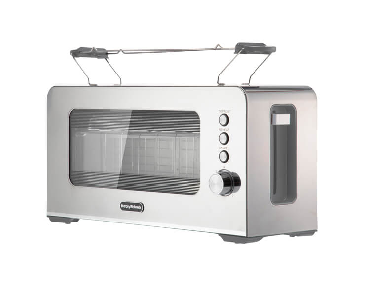 מצנם נירוסטה חלון שקוף Morphy Richards 222404 CrystalSteel