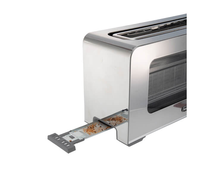 מצנם נירוסטה חלון שקוף Morphy Richards 222404 CrystalSteel