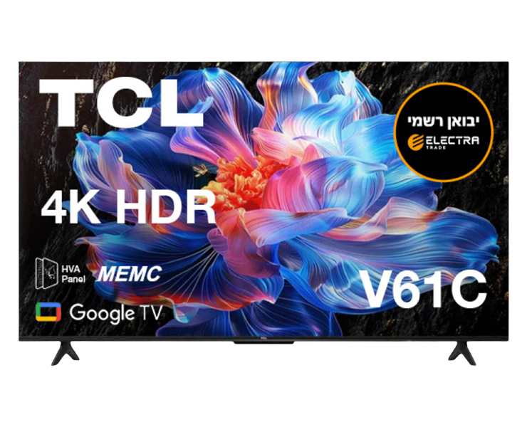 טלוויזיה חכמה 50" 4K Direct LED TCL 50V61C  