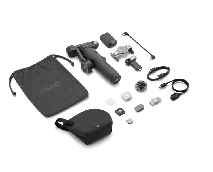 מייצב DJI OSMO MOBILE 8P Creator Combo