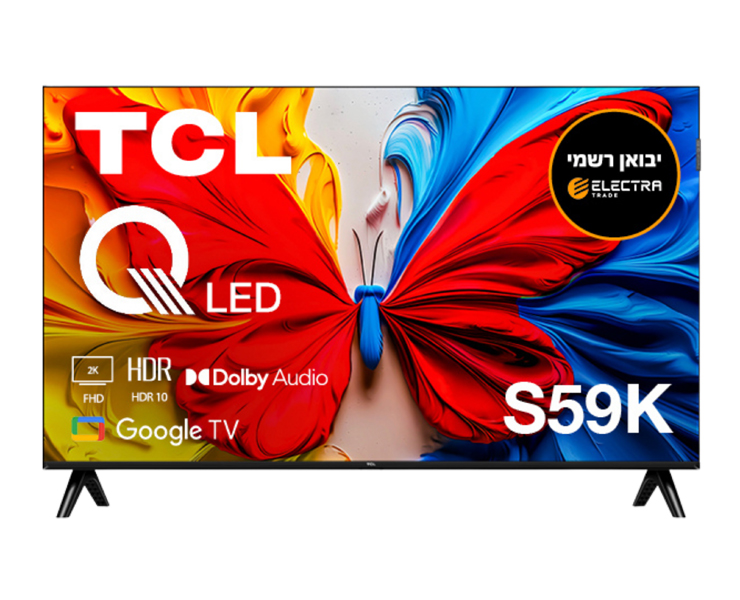 טלוויזיה חכמה 40" FHD QLED TCL 40S59K