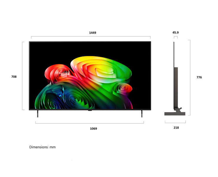 מסך טלוויזיה 65 LG OLED OLED65B66LA AI 4K