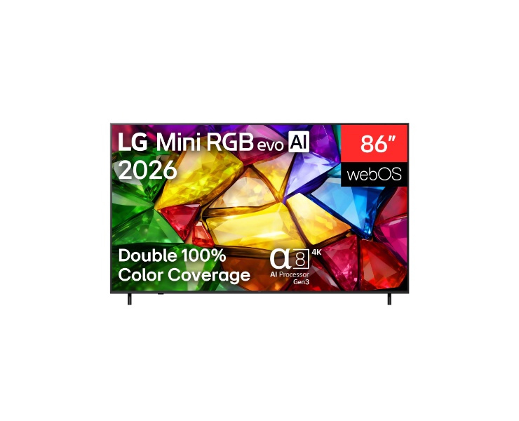 מסך 65 LG Mini RGB evo AI 65MRGB85B6C 