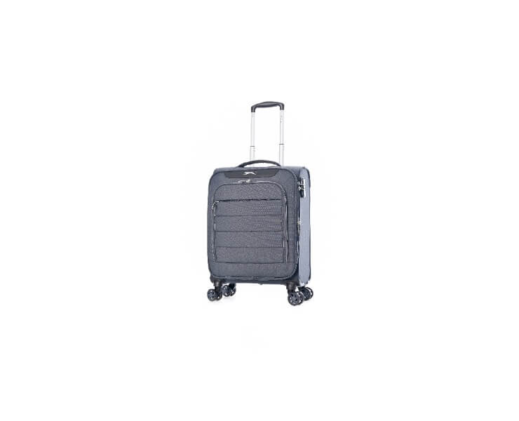 זוג מזוודות גדולה+טרולי עליה למטוס Slazenger C-Lite