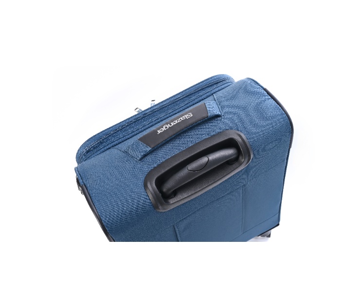 זוג מזוודות גדולה+טרולי עליה למטוס Slazenger C-Lite