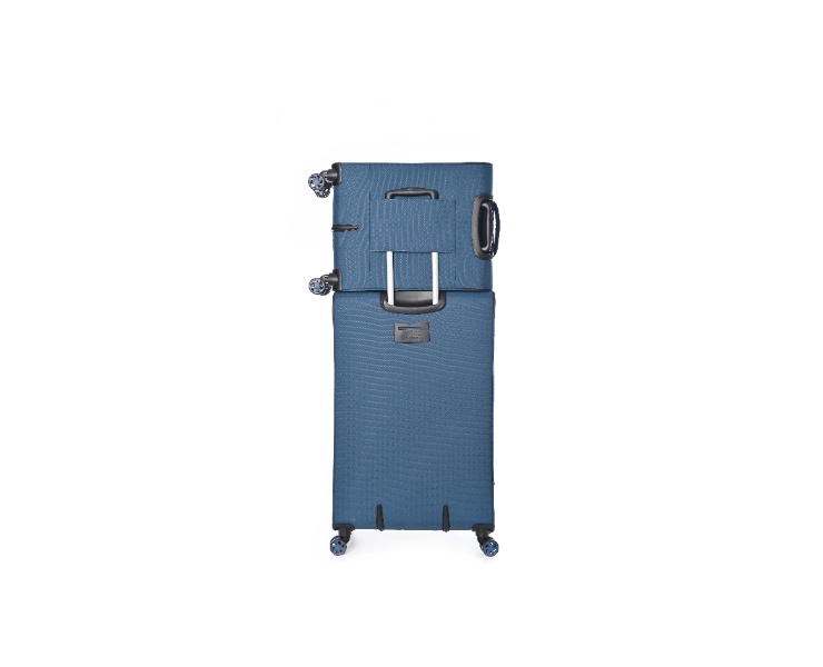 זוג מזוודות גדולה+טרולי עליה למטוס Slazenger C-Lite