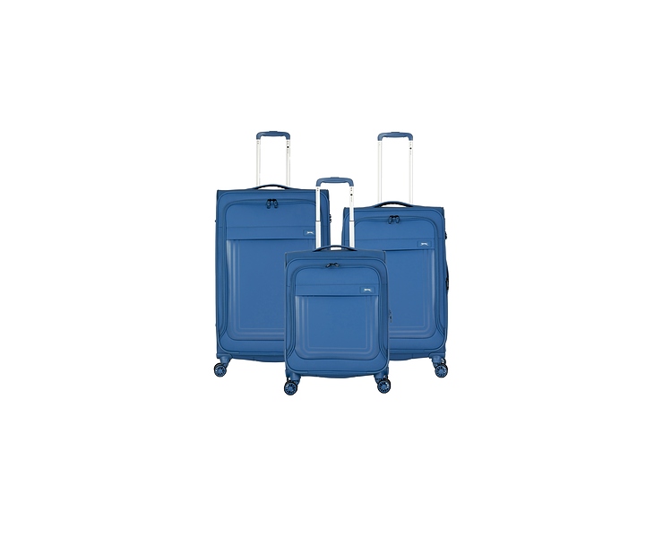 סט 3 מזוודות בד פרמיום דגם ICON