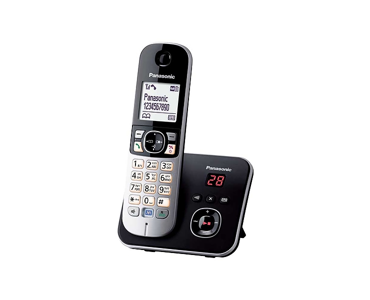 טלפון אלחוטי+משיבון PANASONIC KX-TG6821MBB