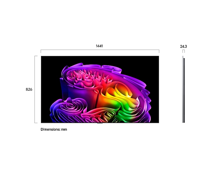 מסך טלוויזיה 65 LG OLED OLED65G66LW AI 4K