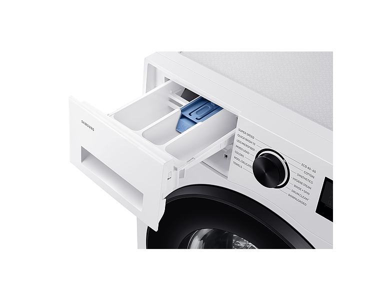 מכונת כביסה 8 ק"ג AI ECO BUBB דלת שחורה samsung