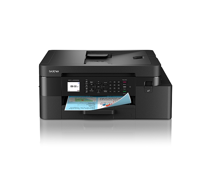 מדפסת הזרקת דיו משולבת אלחוטית BROTHER MFCJ4350DWZU1