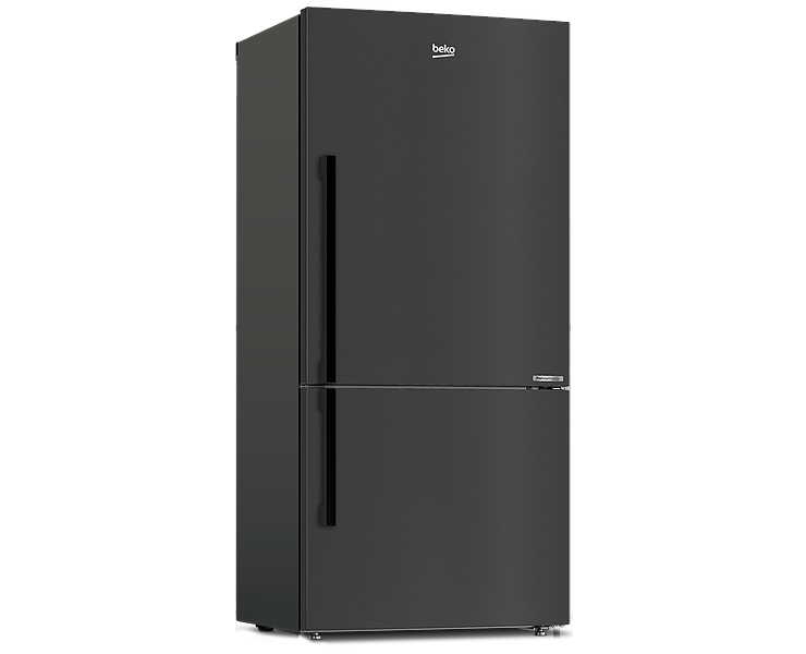 מקרר BEKO מקפיא תחתון נירוסטה מושחרת CN160237EXB