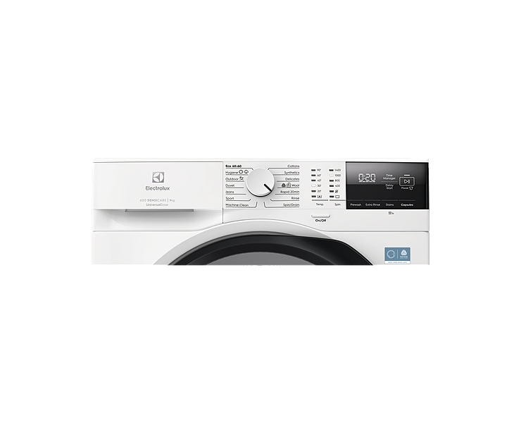 מכונת כביסה 9 ק"ג 400-1400 סל"ד Electrolux UNIVERSAL DOSE INVERTER EF62945VM