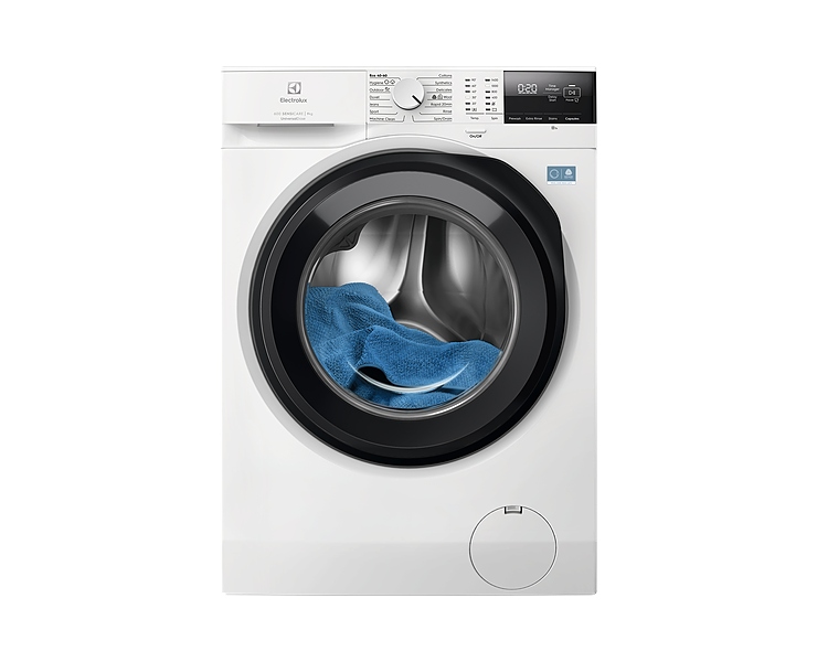 מכונת כביסה 9 ק"ג 400-1400 סל"ד Electrolux UNIVERSAL DOSE INVERTER EF62945VM