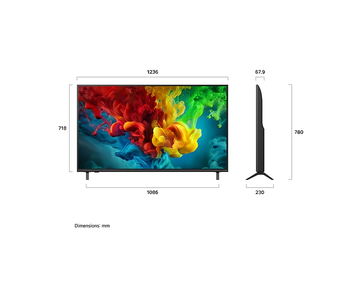 טלוויזיה חכמה 55" QNED evo AI Mini Led 55QNED84B6T