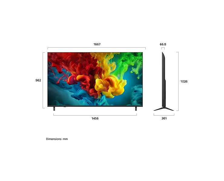 טלוויזיה חכמה 75" QNED evo AI Mini Led 75QNED84B6T