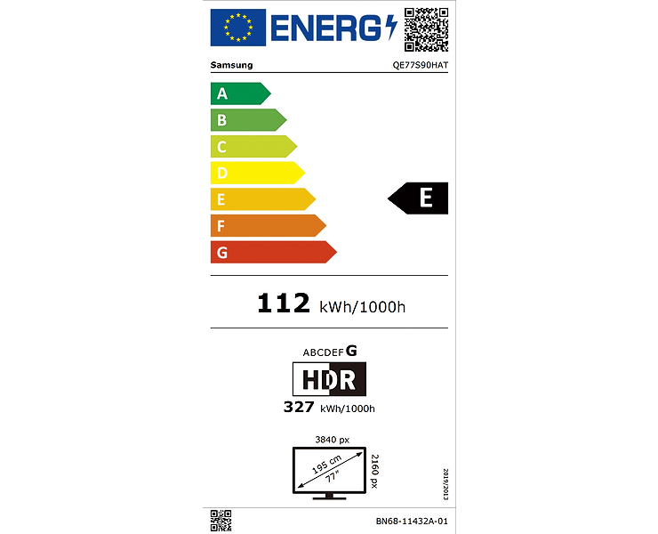 טלוויזיה חכמה Samsung Smart OLED 4K QE55S90H "77