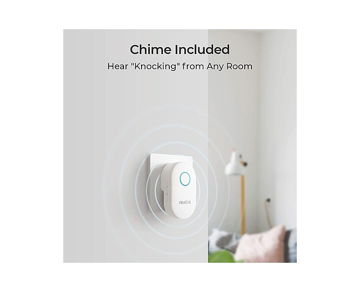 פעמון דלת חכם עם מצלמה Reolink Video Doorbell Wi-Fi