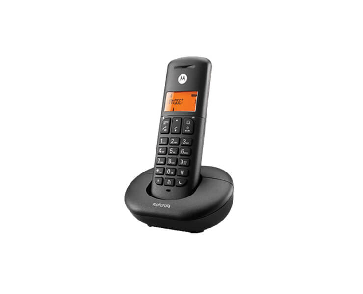 טלפון אלחוטי + דיבורית MOTOROLA E201