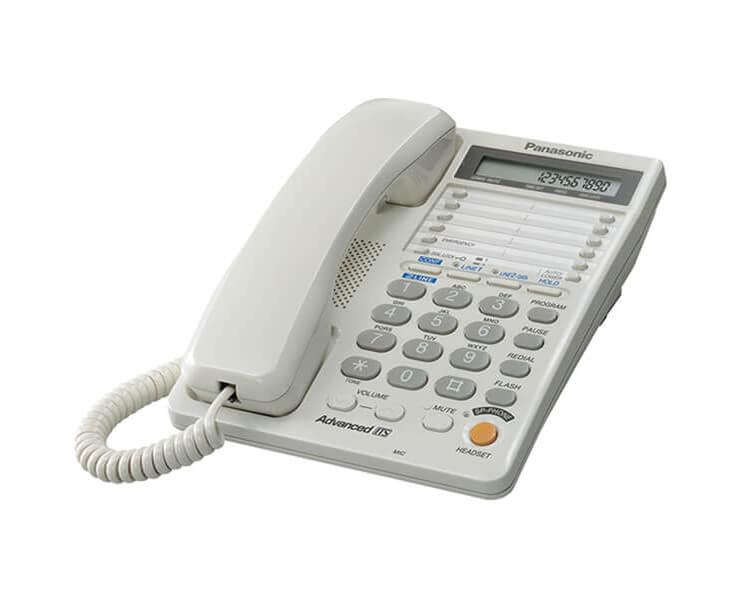 טלפון שולחני דו קווי PANASONIC KX-T2378 