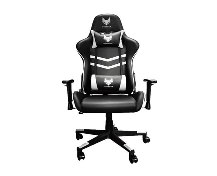 כיסא גיימינג שחור-לבן SPARKFOX GC65C
