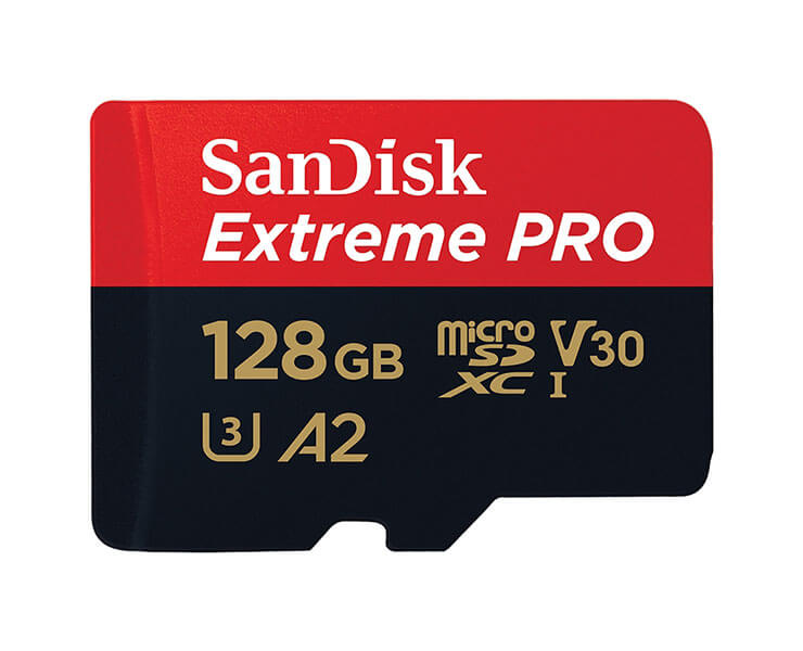 כרטיס זיכרון SanDisk Ext Pro microSDHC128GB