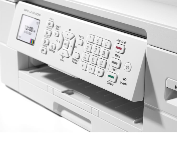 מדפסת משולבת אלחוטית הזרקת דיו Brother MFCJ1010DW