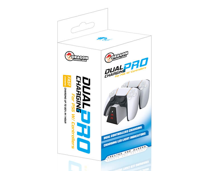 PS5 עמדת טעינה מהירה לזוג בקרי