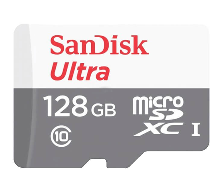 כרטיס זיכרון SanDisk Ultra C10 MICRO 128  