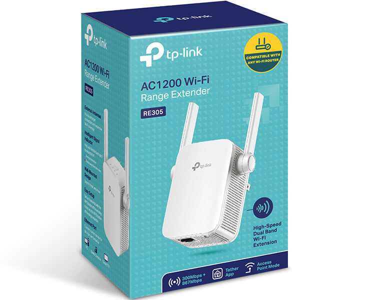 אקסס פוינט TP-Link RE305 1200MBPS AC