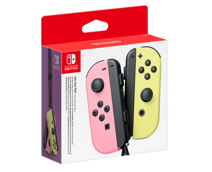 ורוד וצהוב Nintendo Switch Joy-Con בקרי