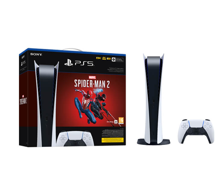 מהדורה דיגיטאלית PS5 +שובר למשחק Spider Man 2