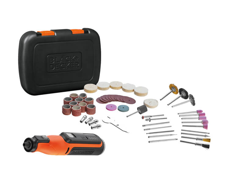 multitool נטען הכולל 48 אביזרים דגם BCRT8IK-KJ מבית BLACK&DECKER