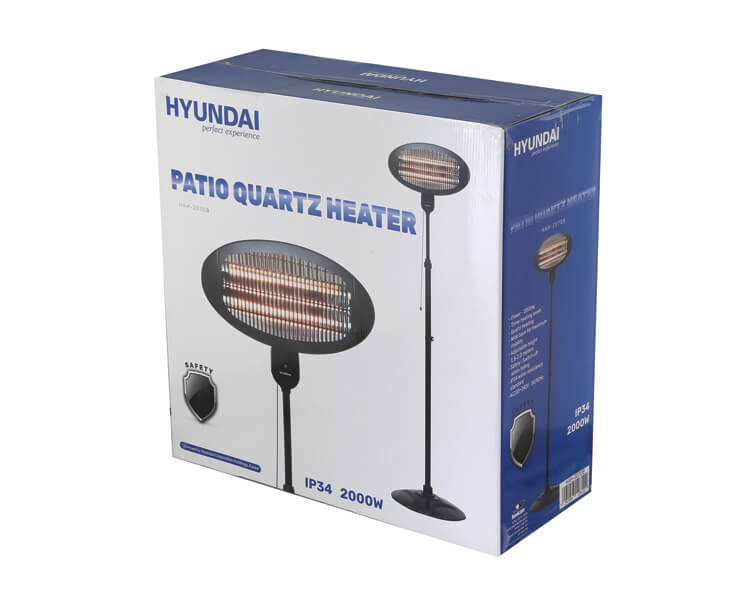 תנור עומד קוורץ IP34 2000W יונדאי HAH-2070B