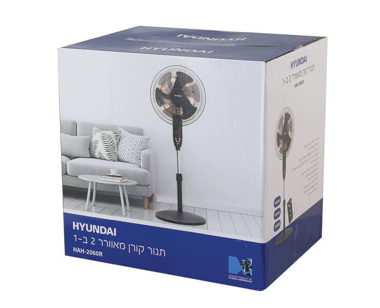 תנור חימום קורן/מאוורר עמוד 16'' יונדאי HAH-2060R