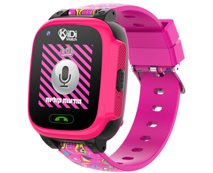 שעון חכם Kidi Watch LOL 4G ורוד