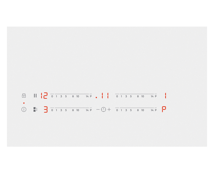 כיריים 60 ס"מ רוחב אינדוקציה EIV63440BW bridge electrolux לבן